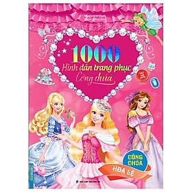 1000 Hình Dán Trang Phục Công Chúa - Công Chúa Hoa Lệ - Minh Thắng