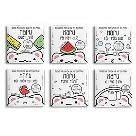Sách Ehon - Combo 6 cuốn Những mẩu chuyện vụn vặt của Maru - Ehon dành cho bé từ 2 - 8 tuổi - Chuyện