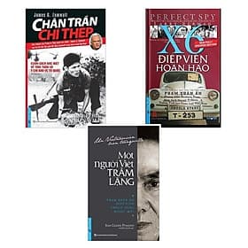Combo 3 cuốn sách: Chân Trần Chí Thép +Điệp Viên Hoàn Hảo X6 + Một Người Việt Trầm Lặng - Chà