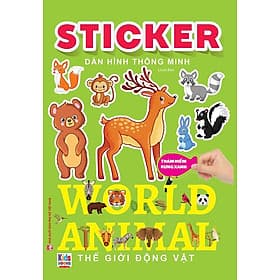 Sticker Dán Hình Thông Minh - Thế Giới Động Vật - Thám Hiểm Rừng Xanh - Nam Việt
