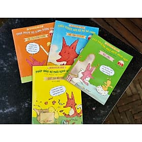 [Truyện tranh song ngữ, in màu toàn bộ] Combo 4 cuốn TÌNH BẠN DIỆU KỲ - PHÁT TRIỂN EQ - CHIẾC BÚA MẤT TÍCH - NGỦ LANG - LÊN LÊN XUỐNG XUỐNG - CHIẾC BÁNH SÔ-CÔ-LA - Sergio Ruzzier - Thúy Loan - Hà Giang Books - NXB Văn Học. - Hà Giang