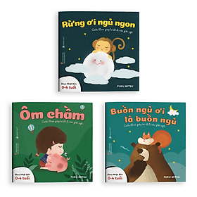 Combo 3 Cuốn Sách Ehon: Buồn Ngủ Ơi Là Buồn Ngủ (Dành Cho Trẻ Từ 0 - 4 Tuổi) - Fuku Mitsu