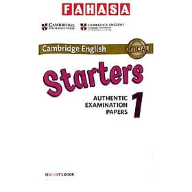 Cambridge English Starters 1 for Revised Exam from 2018 Student's Book