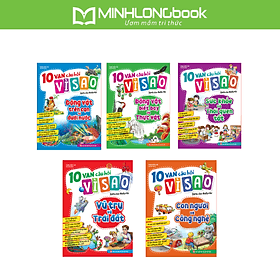 Sách: Combo 10 Vạn Câu Hỏi Vì Sao (Trọn Bộ 5 Cuốn) - Minh Minh