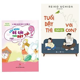 Combo Sách Làm Cha Mẹ Dạy Con Trưởng Thành: Cẩm Nang Bé Gái Tuổi Dậy Thì + Tuổi Dậy Thì Nói Gì Với Con? - (2 Cuốn Sách Hay Nhất / Tặng Kèm Bookmark Greenlife) - Chà
