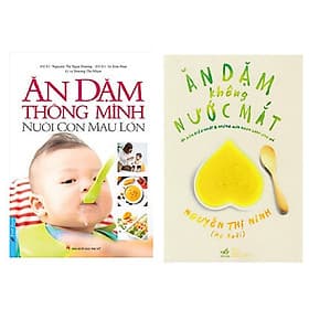 Combo 2 cuốn sách: Ăn Dặm Thông Minh - Nuôi Con Mau Lớn + Ăn Dặm Không Nước Mắt + Boomark AHA - Minh Hà