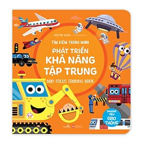 Sách cho bé - Phương Tiện Giao Thông - Tìm Kiếm Thông Minh Phát Triển Khả Năng Tập Trung - Dành cho trẻ từ 2-6 tuổi - Trung Phương