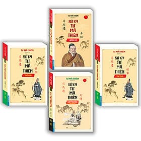 Combo Trọn Bộ 4 Cuốn: Sử Ký Tư Mã Thiên - Minh Minh