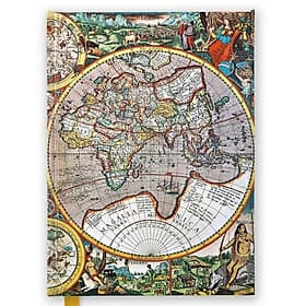 NB - Pieter Van Den Keere: Antique Map Of The World - Nam Phương