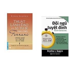 Combo 2 cuốn sách: Thuật Lãnh Đạo Từ Vị Tu Sĩ Bán Chiếc Ferrari + Đội Ngũ Tuyệt Đỉnh - Làn