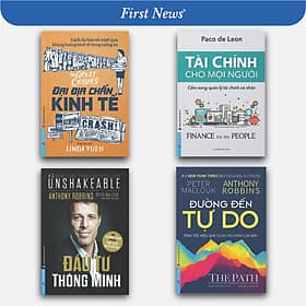 Combo Đại Địa Chấn Kinh Tế + Tài Chính Cho Mọi Người + Đường Đến Tự Do + Đầu Tư Thông Minh - First News - Minh Thông