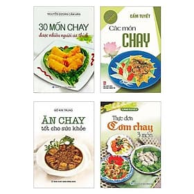 Bộ Sách Thực Đơn Cơm Chay 3 Món - Các Món Chay - Ăn Chay Tốt Cho Sức Khỏe - 30 Món Chay Được Nhiều Người Ưa Thích - An Thi