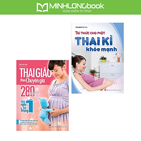 Sách : Combo Tri Thức Cho Một Thai Kì Khỏe Mạnh + Thai Giáo Theo Chuyên Gia 280 Ngày - Mỗi Ngày Đọc Một Trang - Tri Thức