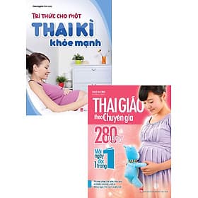 Combo Tri Thức Cho Một Thai Kì Khỏe Mạnh + Thai Giáo Theo Chuyên Gia - 280 Ngày - Mỗi Ngày Đọc Một Trang _ML