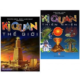 Combo sách thiếu nhi hay : Kì quan thế giới + Kì quan thiên nhiên - Combo sách là những kiến thức bổ ích về các kì quan - Kim