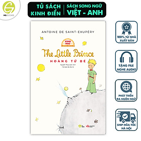 Sách Hoàng Tử Bé song ngữ Việt-Anh - The little prince, truyện song ngữ thiếu nhi, có note từ vựng kèm file nghe - HG Books - 