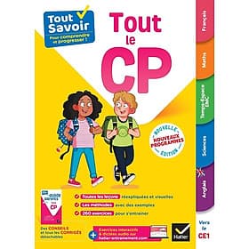 Sách học tiếng Pháp TOUT SAVOIR CP - TOUT-EN-UN - Editions Hatier