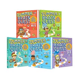 Sách Summer Brain Quest, Dành cho trẻ từ 5 đến 10 tuổi - Brain Quest