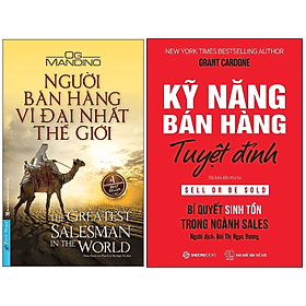 Combo 2Q: Người Bán Hàng Vĩ Đại Nhất Thế Giới + Kỹ Năng Bán Hàng Tuyệt Đỉnh (Top Sách Bán Chạy Nhất Mọi Thời Đại) - Việt Hà