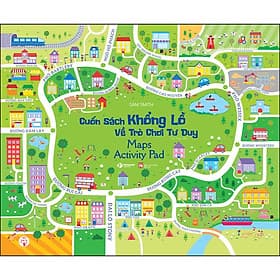 Cuốn Sách Khổng Lồ Về Trò Chơi Tư Duy - Maps Activity Pad - Vizibook
