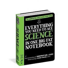Sách Everything You Need To Ace Science, Sổ Tay Khoa Học bản tiếng anh ( Lớp 4 - Lớp 9 ) - Châu Sa