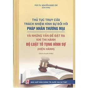 Thủ Tục Truy Cứu Trách Nhiệm Hình Sự Đối Với Pháp Nhân Thương Mại - NXB Chính Trị Quốc Gia