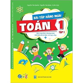 Bài Tập Hằng Ngày Toán Lớp 1 - Kết Nối Tri Thức Với Cuộc Sống - Tập 1 - Bản Quyền - Tri Thức