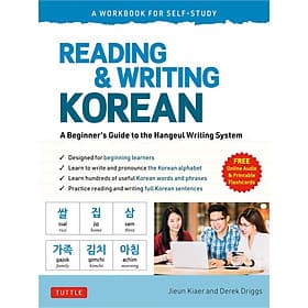 Sách ngoại văn: Reading And Writing Korean: A Workbook For Self-study: A Beginner's Guide To The Hangeul Writing System (Free Online Audio And Printable Flash Cards) - Dermot Berkery