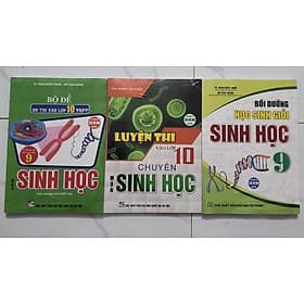 Combo Luyện Thi Vào Lớp 10 Chuyên Môn Sinh Học + Bồi Dưỡng Học Sinh Giỏi Sinh Học 9 + Bộ Đề Thi Chuyên Sinh Học 9 - An Thi