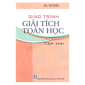 Giáo trình Giải tích Toán học - Tập II - Nhã Nam