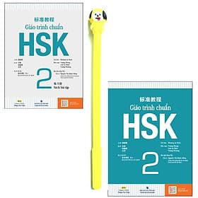 Combo Giáo Trình Chuẩn HSK 2 - Bài Học (Kèm 1 MP3) và Giáo Trình HSK 2 - Sách Bài Tập (Kèm MP3) ( Tặng Kèm Viết ) - Khương Lệ Bình
