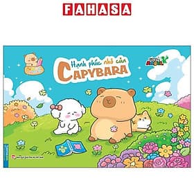 Sách Tô Màu - Hạnh Phúc Nhỏ Của Capybara - Minh Minh