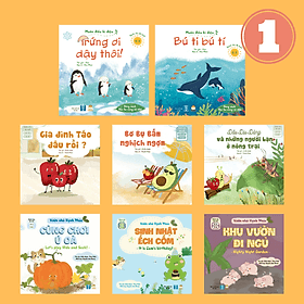Set 8 Cuốn Sách Cho Bé 1 Tuổi (Muôn Điều Kì Diệu, Vườn Nhà Hạnh Phúc, Chu Du Cùng Những Người Bạn) - Sách Đọc To Cho Bố Mẹ Cùng Đọc, Cùng Chơi Với Bé - Hạ