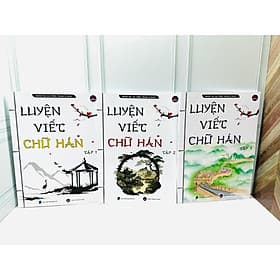 Combo Luyện Viết Chữ Hán Tập 1+2+3 - HAN