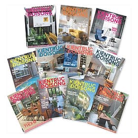 Tạp chí Kiến Trúc và Đời Sống bộ 2017 - G