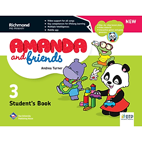 New Amanda & Friends Student's Book Level 3 with Sticker & Pop out - ED