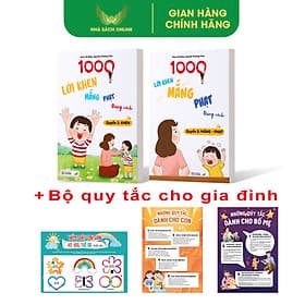 Sách 1000 Lời Khen Mắng Phạt Đúng Cách - Nha Nha