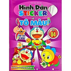 Bộ Sách Hình Dán Sticker Và Tô Màu - Bộ Văn Hóa