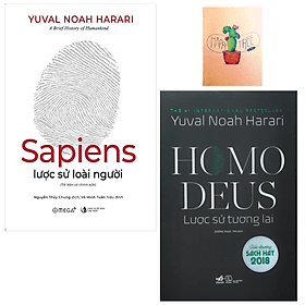 Combo Sapiens: Lược Sử Loài Người và Homo Deus: Lược Sử Tương Lai ( Tặng Kèm Sổ Tay ) - Nhiều công ty phát hành