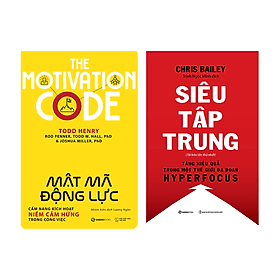 Combo 2 cuốn sách rèn luyện tự thân: Siêu tập trung + Mật Mã Động Lực ( Kỹ năng Tư Duy Tích Cực / Phát Triển Bản Thân để Thành Công ) - Saigon Books
