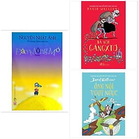 Combo 3 cuốn ly kì dí dỏm: Đảo Mộng Mơ + Ông Nội Vượt Ngục + Bà Nội Găngxtơ (Sách đong đầy yêu thương) - Gã