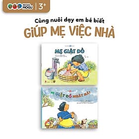 Truyện Ehon bé 3-4-5 tuổi - Bộ 2 cuốn Giúp mẹ việc nhà - Nhã Nam