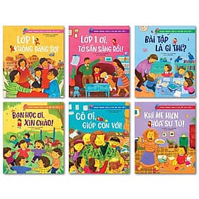 Combo Hành Trang Tâm Lí Cho Bé Vào Lớp 1 (6 Cuốn) - Kim