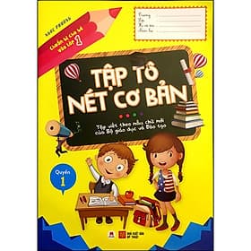 Sách Chuẩn bị cho bé vào lớp 1 - Tập tô nét cơ bản - Hú