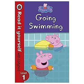 Sách Peppa Pig: Going Swimming – Read It Yourself with Ladybird Level 1