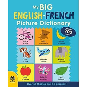 Sách học từ vựng song ngữ Anh-Pháp cho bé tiếng Anh: Big Picture Dictionaries: My Big English-French Picture Dictionary - An