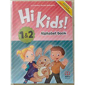 MM Publications: Sách học tiếng Anh - Hi Kids 1-2 Alphabet Book American & British Edition - An