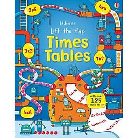 Sách tương tác tiếng Anh - Lift-The-Flap Times Tables - Usborn