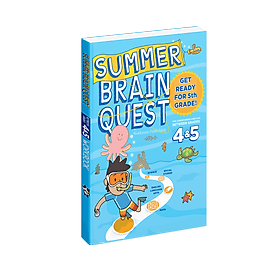 Sách summer brain quest 4&5 phát triển tư duy iq cho bé - Chà