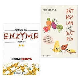 Combo 2 Cuốn Sách Hay Về Y Học: Nhân Tố Enzyme - Thực Hành + Bất Ngờ Lớn Về Chất Béo / Sách Chăm Sóc Sức Khỏe
